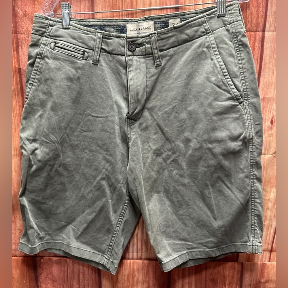 Lucky Brand Men's Olive Shorts
